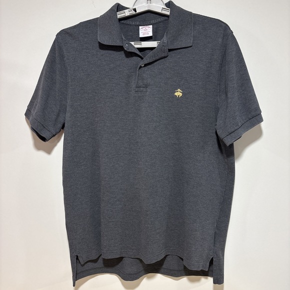 Brooks Brothers Other - Men's Brooks Brothers Performance Polo Original Fit Cotton Gray Shirt Sz Medium
